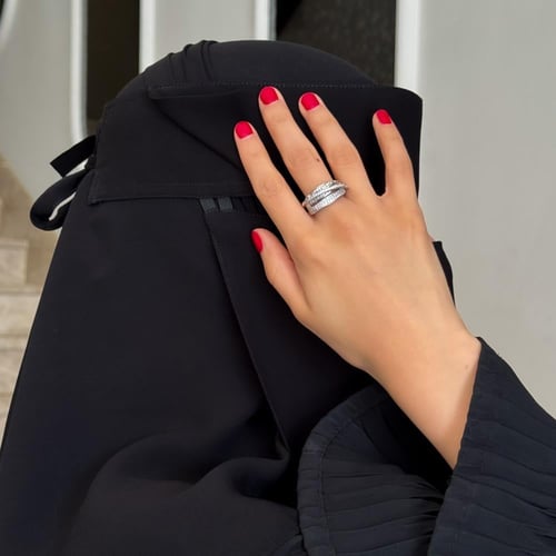 نقاب الاسلاميه طويل