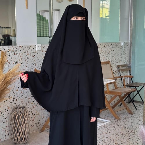 نقاب خمار ( وسط )