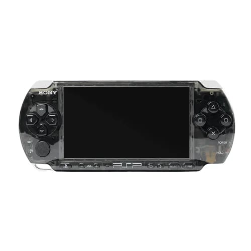 جهاز بي اس بي PSP معدل - اسود شفاف موديل 3000