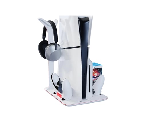 بلايستيشن 5 سليم سي دي + شاشة العاب مقاس 27 بوصة 1...