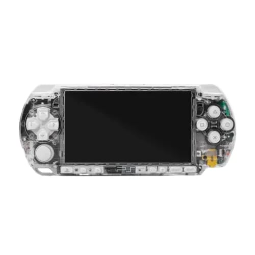 جهاز بي اس بي PSP معدل - ابيض شفاف موديل 3000