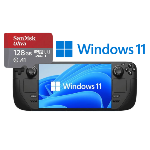 ذاكرة نظام ويندوز 11 لجهاز ستيم ديك العادي و الاول...