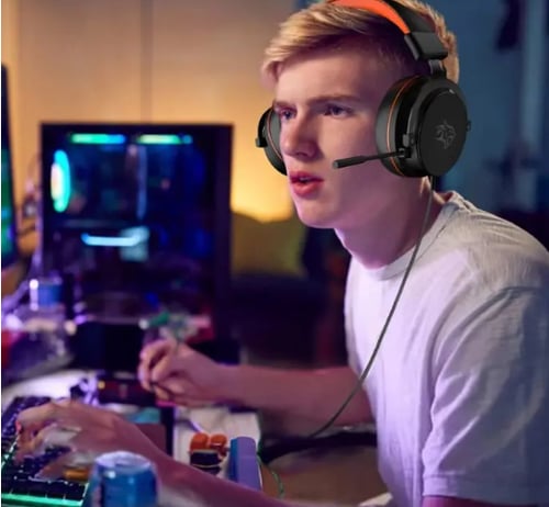 سماعة للألعاب محيطية 7.1 متوافقة مع بلايستيشن 5