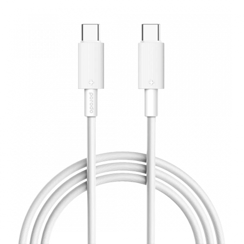 كيبل تايب سي تو تايب سي 60واط بطول 3 متر - ابيض