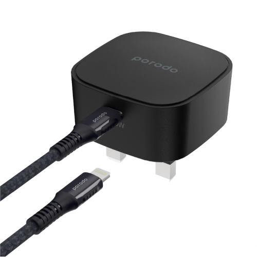 شاحن جداري مع الكيبل بقوة 20 واط بمنفذ تايب سي - ا...