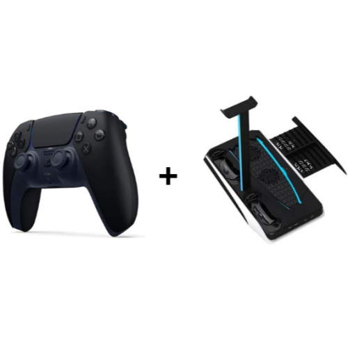 بكج قاعدة بلاستيشن 5 لسي دي وديجيتال + يد تحكم اسو...