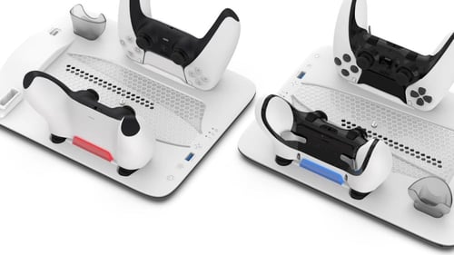 بكج قاعدة بلايستيشن 5 سليم لسي دي وديجيتال + يد تح...