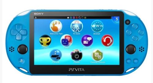 جهاز سوني بلايستيشن فيتا ازرق جديد معدل