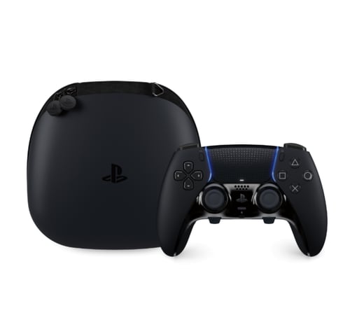 يد تحكم احترافية بلايستيشن 5 ايدج اسود داكن DualSe...