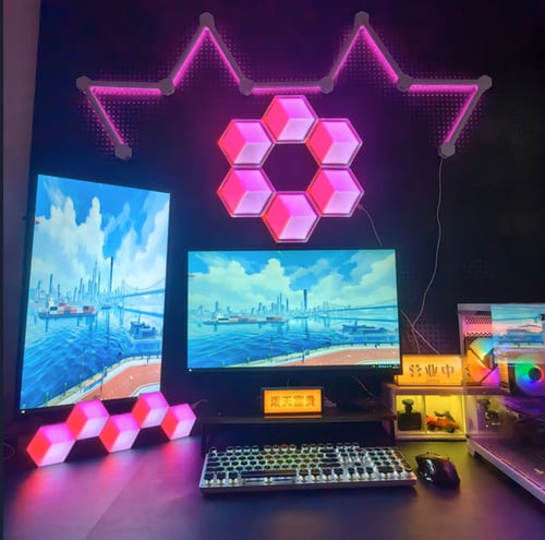 اضاءة قوفي قلايد 6 قطع - Govee Glide Lighting 6 pi...