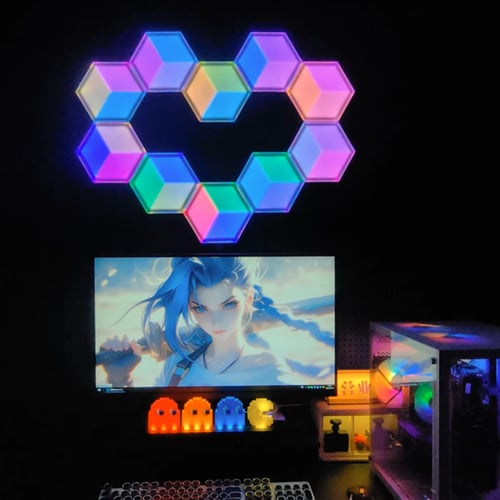 اضاءة قوفي قلايد 6 قطع - Govee Glide Lighting 6 pi...