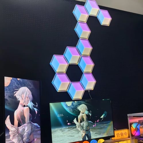 اضاءة قوفي قلايد 6 قطع - Govee Glide Lighting 6 pi...