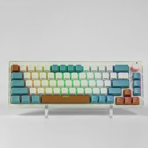 keyboard ZA68 Pro yellow and grey 68%