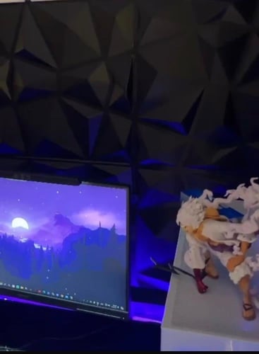 3D panel قطعة 12 اسود