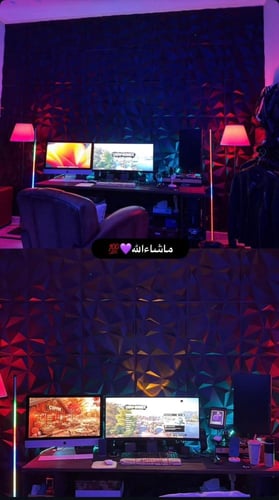 3D panel قطعة 12 اسود