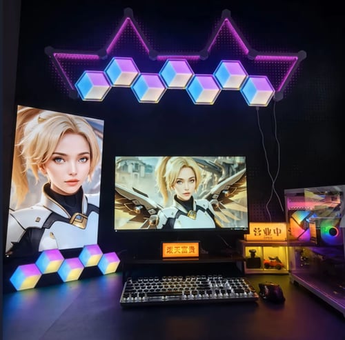 اضاءة قوفي قلايد 6 قطع - Govee Glide Lighting 6 pi...