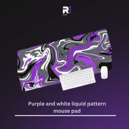 ماوس باد - Liquid pattern purple mouse pad