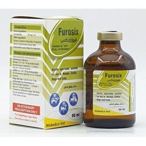 Furosix فيروسيكس 50 مل للخيول، مدرّ بول بيطري لعلا...