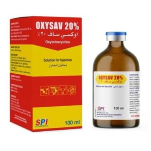 أوكسيساف 20% حقن بيطري مضاداً حيوياً واسع المدى طو...