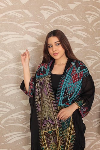 بست نسائي تطريز فلسطيني بقبعه