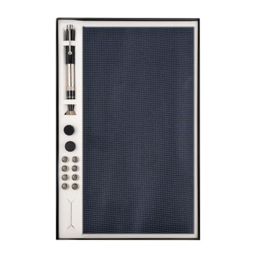 قماش شتوي منقط ازرق