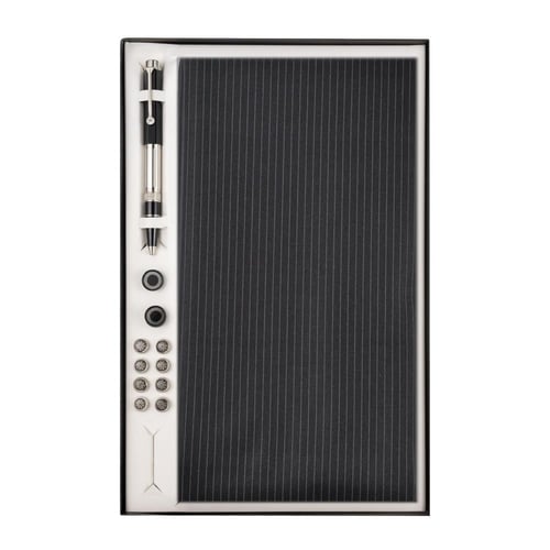 قماش شتوي مقلم متقارب كحلي