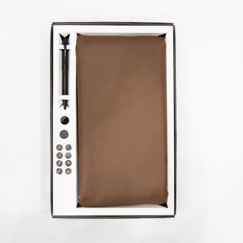 قماش شتوي سادة بيرفكت بني R1