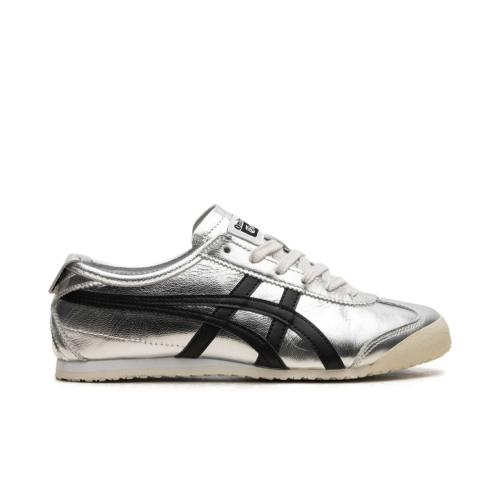 onitsuka silver/black