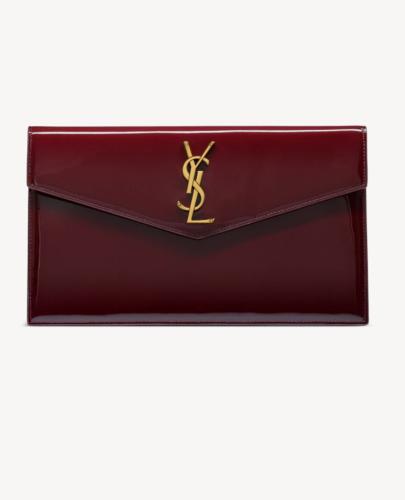 Saint laurent pouch uptown burgundy | باوتش سان لو...