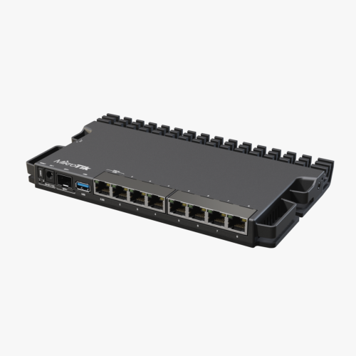 Mikrotik Ethernet Router (RB5009UPr+S+IN), With Ro...