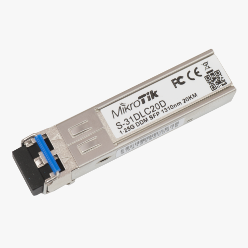 Mikrotik SFP/QSFP (S-31DLC20D) SFP 1.25G module, 2...