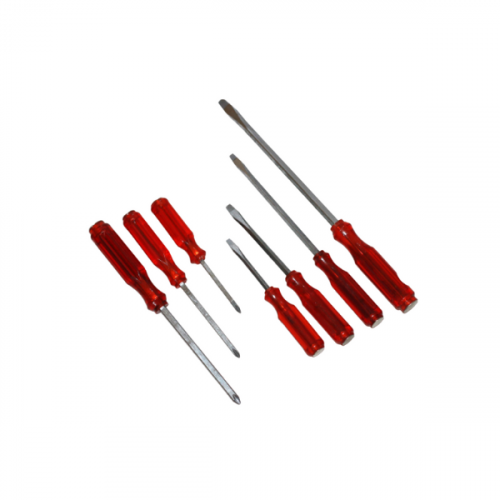 طقم مفكات رأس حديد 6 قطع لطرق ازميل