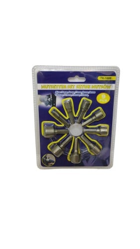 طقم مفتاح حبة شينكو 9 قطعة على الدريل