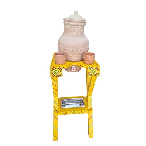 زير فخار كشميري مع قاعده