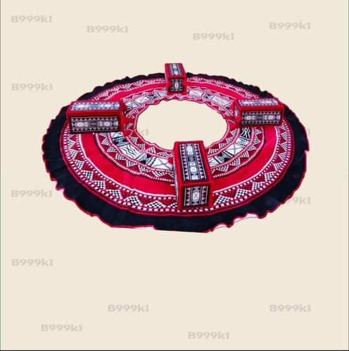 فرشة دائري مع 4 مراكي