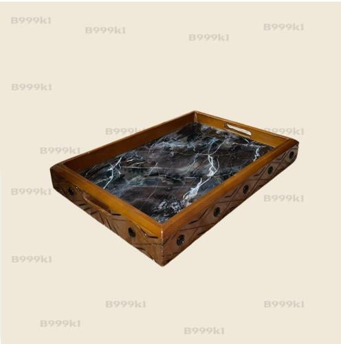 طوفريه خشب حفر تراثي مقاس 35*50 سم