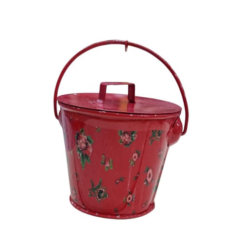 تحفة سطل تراثي بغطاء