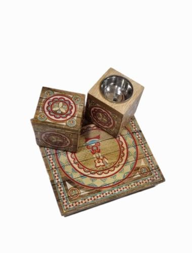 طقم مبخره مع الصينيه مربع