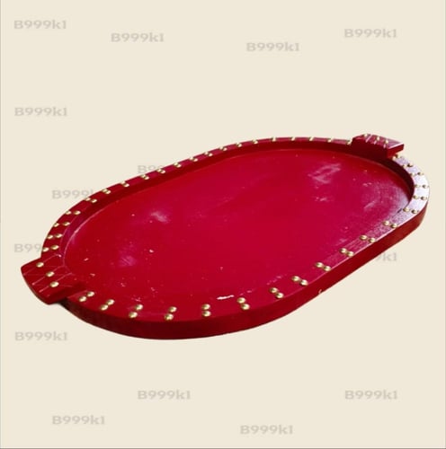 طوفريه خشب بيضاوي كبير