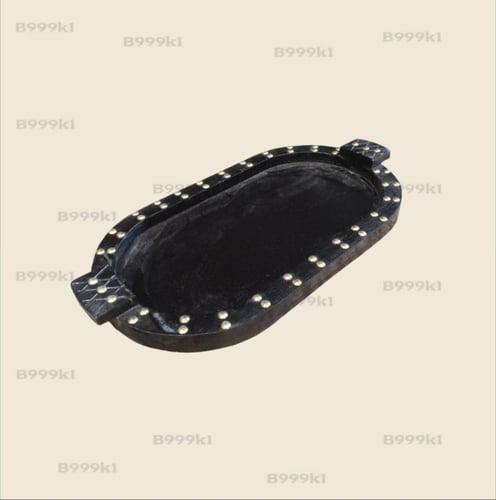 طوفريه خشب بيضاوي صغير