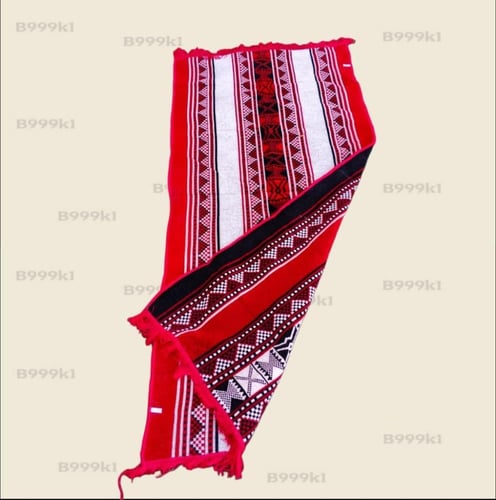 فرشة جلوس نقش وجهين مقاس 100*200 سم