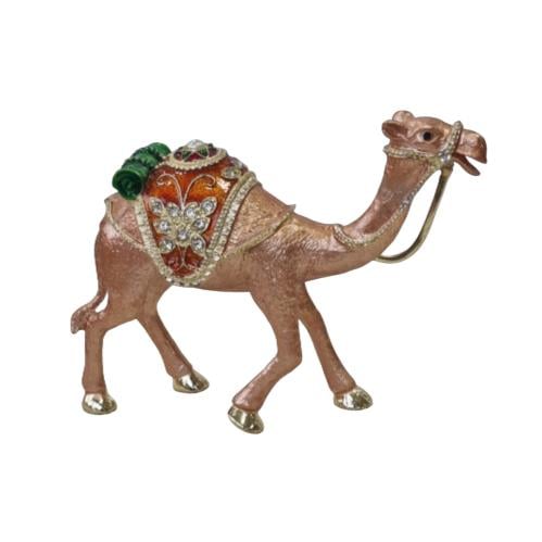 جمل نحاس لون نحاسي عرض 20 سم ارتفاع 14 سم