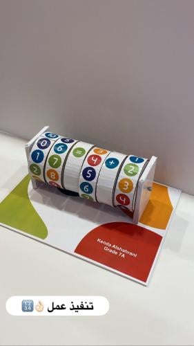 عمل فني جدول ضرب