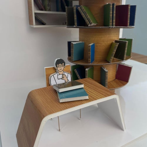 مجسم المكتبة