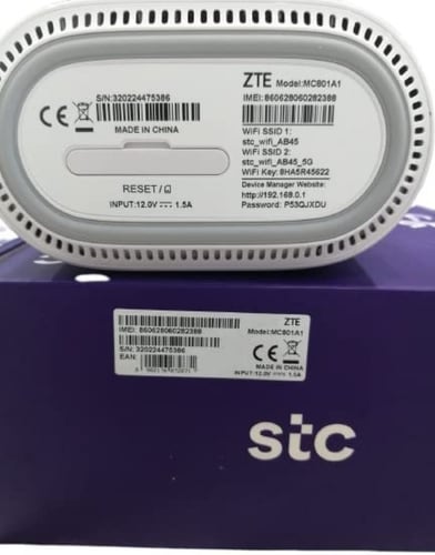 راوتر الجيل الخامس 5G MC801A WI-Fi6 AX1800 من زد ت...