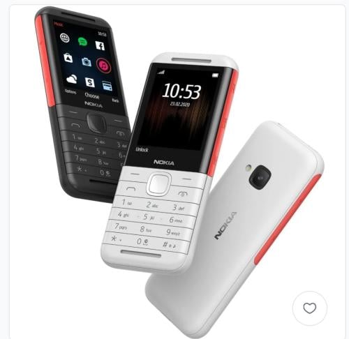 نوكيا 5310 المميز، ذاكرة رام 16 ميجا - ابيض احمر،...