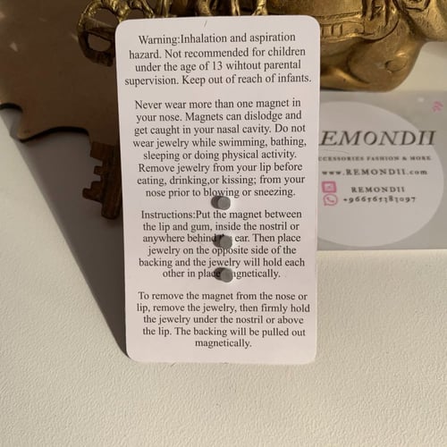 حلقان مغناطيس 3 حبات