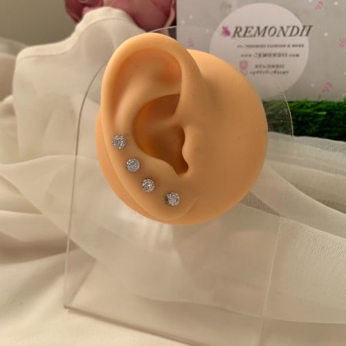 كرستال بيرسنق طبي فضي حبتين 16g