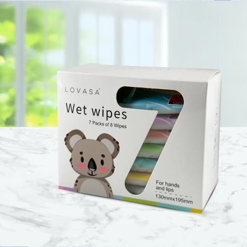 لوفازا - مناديل مبللة سلسلة 7 أيام 8 قطع × 7 عبوات