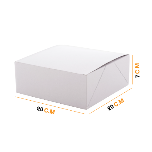 علب كيك ورقية مقاس 20*20 كرتون 200 حبة